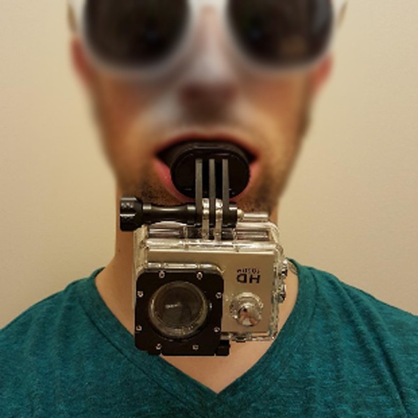 Surfing Skating Shoot Camera Mouth Mount For All GoPro