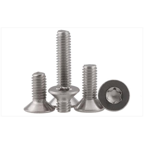 Stainless Steel Torx Flat Head Screws Stainless Steel Countersunk Head Torx Drive Screws