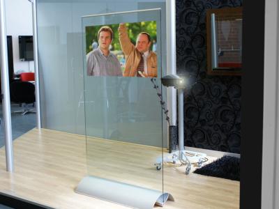 Lightweight Transparent Rear Projection Film 1.52m Width For Advertising
