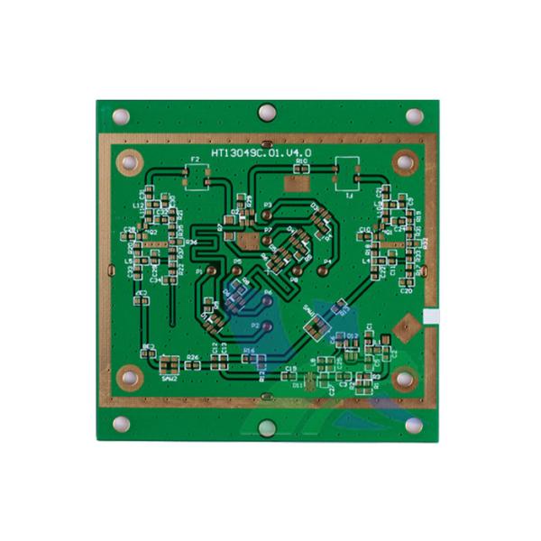 Multilayer High Frequency Fr4  Pcb With Half Hole Buried Tech With Relative Permittivity