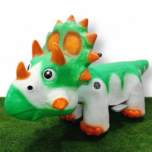 Children'S Electric Rideable Dinosaur Bumper Car For Night Market Stalls