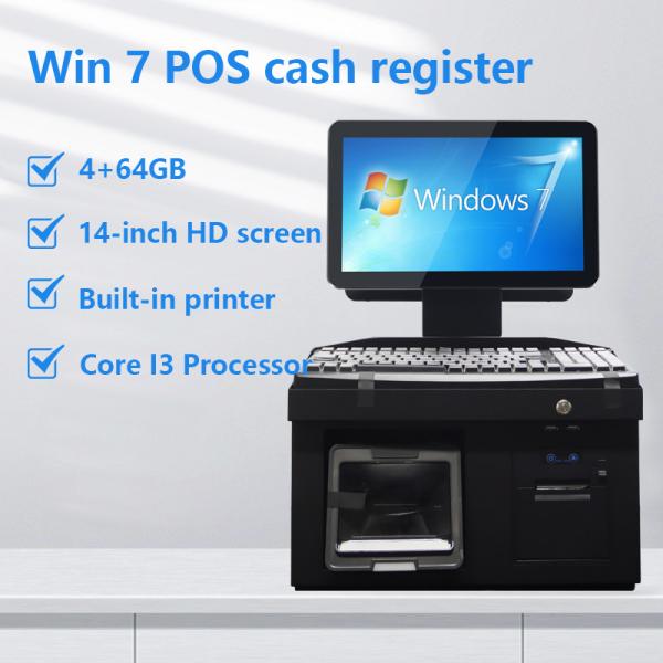 Thermal Printer Dual Screen 14-Inch All-In-One POS System for Retailers Origin and Win7/10 Android