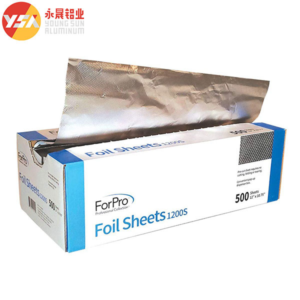 Pop Up Embossed Aluminum Foil Sheets 18 Micron 15cm Customized Packaging Box