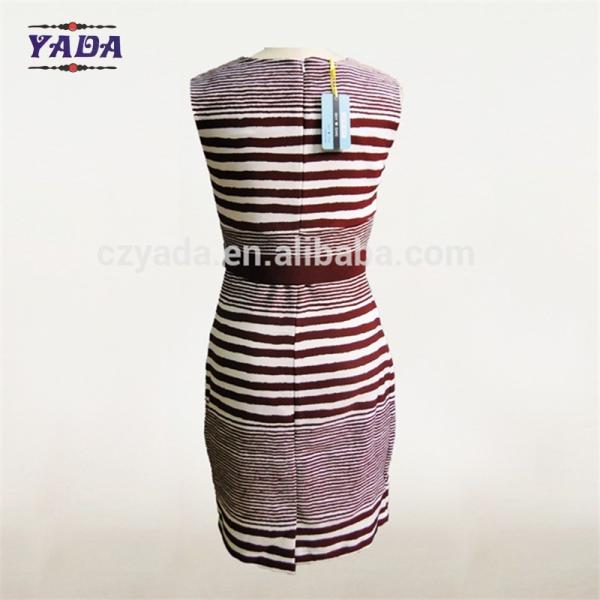 Stripe plain cotton designs office sexy woman korean fashion summer long dress western dresses names for ladies