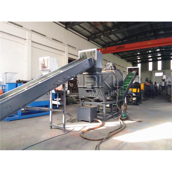 PET 7m3 Hr Plastic Waste Recycling Machine Washing 12mm
