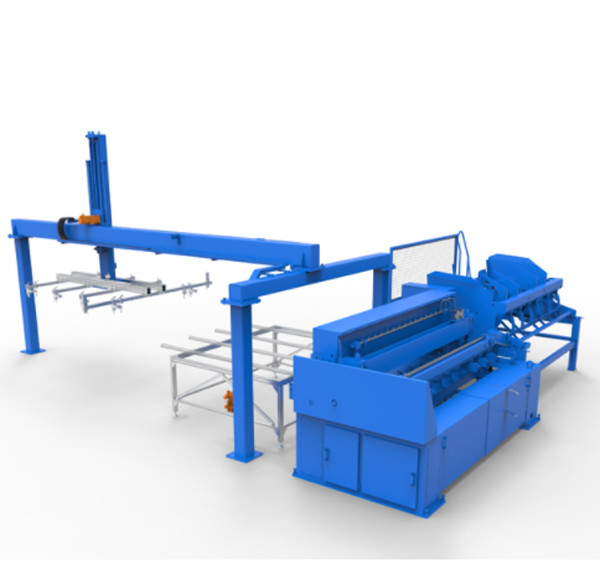 Soldadora doble de los paneles de la cerca de la malla de alambre del jardín al aire libre 125kva*4