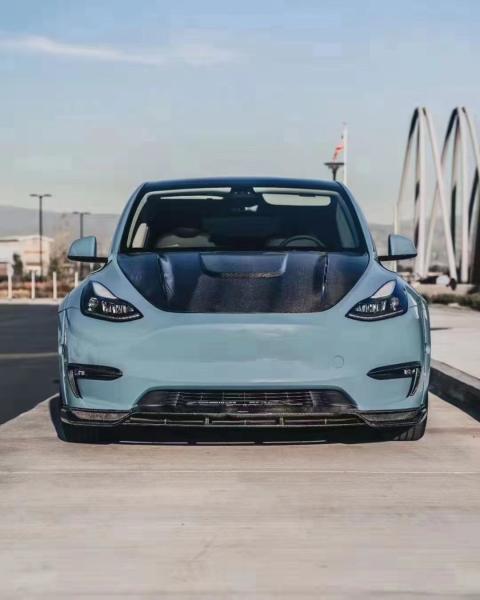 New Product MODEL Y Carbon Fiber Body Kit Model Y Front Shovel Rear Diffuser Spoiler Cover