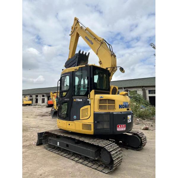 Japan Used Komatsu PC78 Mini Excavator Original Hydraulic Valve Transport Height 2.5m
