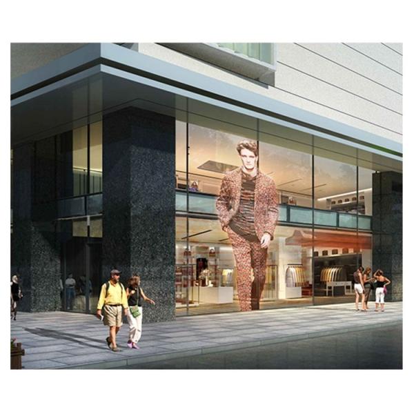 Transparent LED Display Digital LED Screen Full Color Panel Glass Signage