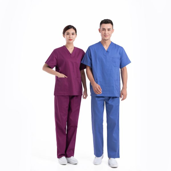 Muslim Women Hospital Scrub Suit Uniforms Maker Hubei Haixin Muslim Medical Scrubs Set Uniformes Nursing Clothes Wholesale