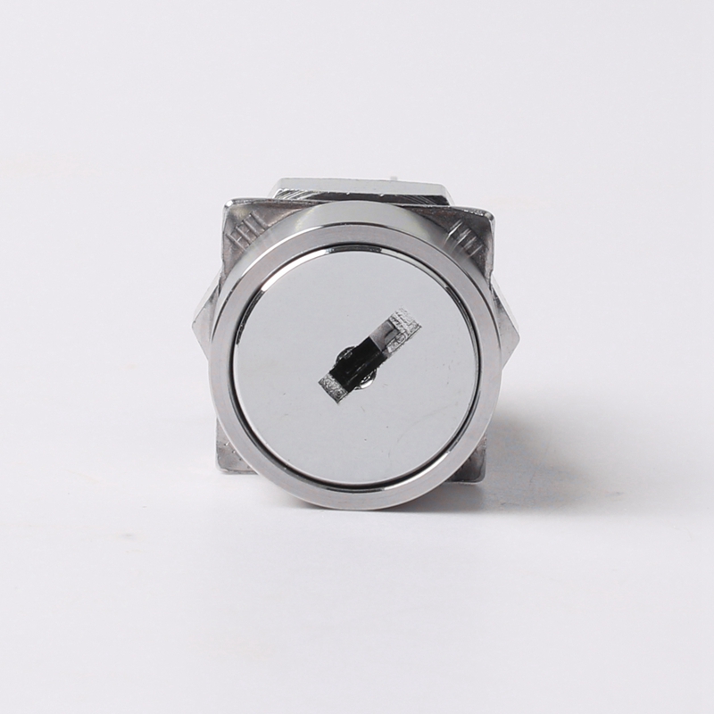 16mm Panel Mount Electronic Stainless Steel IP65 250V ON-OFF 2 Position 1NO1NC 3 Pin Latching Waterproof Rotary Head Switches