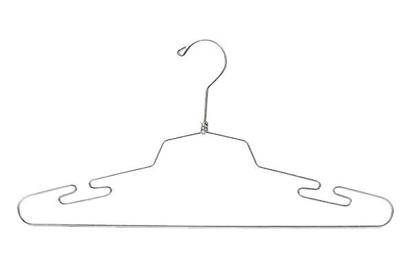 Betterall Notched Metal Garment Clothes Wire Hangers
