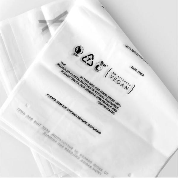 Corn Starch Compostable Bags Garment Pack Cloth Mailer Bags BIOCOMPOST CLOTH PAC Build-In Handle Shipping Mailer Bags