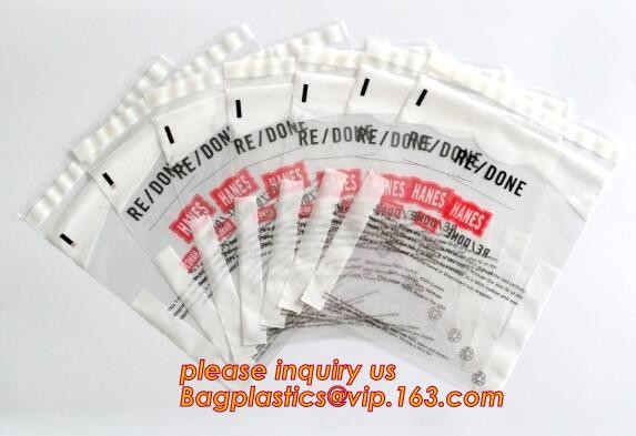 Nice Printed Custom Design Strong Tamper Proof Plastic Airport Bank Money Courier Security Bag, Biodegradable Tamper Evi