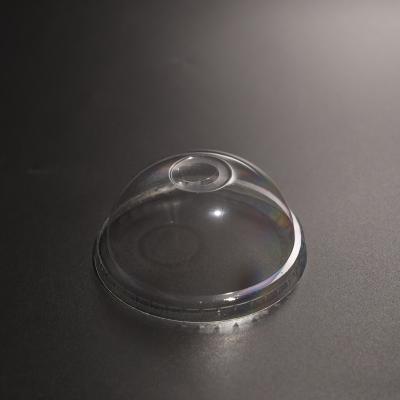 PET Leak-proof Clear BPA Free Plastic Cup Dome Lid Fit For PP Cup And PET Cup