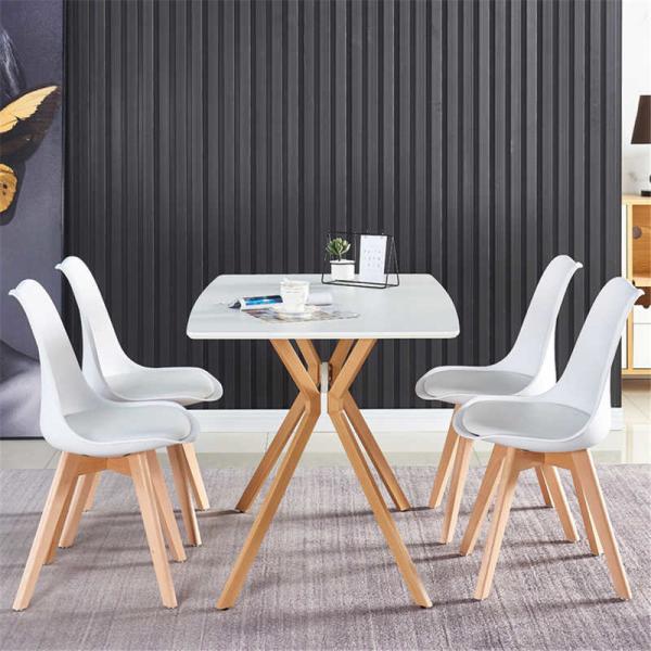 Style minimaliste 29,92 pouces de taille de salle à manger d'anti dessus simple