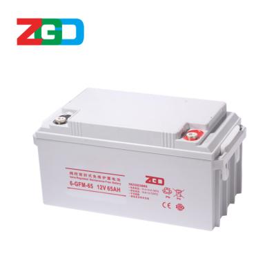 12V 65AH UPS Lead Acid Battery Corrosion Resistant For Emergency System