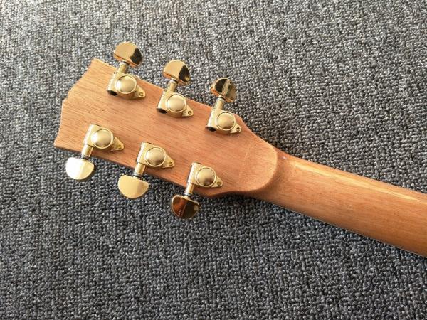 Factory Chibson style customization J200 Acoustic Guitar Cutaway Acoustic Classic Guitar with Pickup and Hardcase