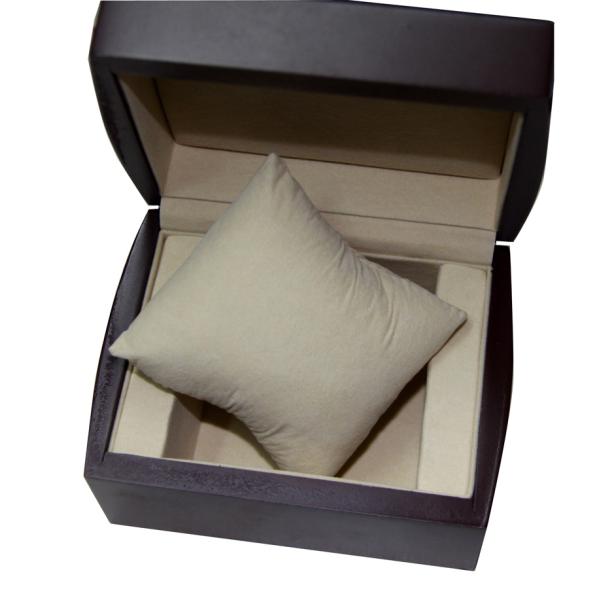 Promotional Black Keepsake Gift Boxes , Luxury Wood Single Watch Packaging Box