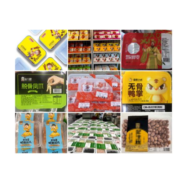 Food manufacturing industry Nitrogen Flushing Packaging Machine boba cup sealing machine for commercial