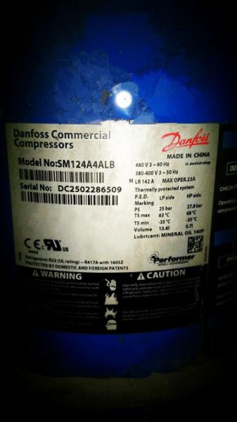  SM124A4ALB commercial compressors scroll Refrigeration compressor air conditioning compressor