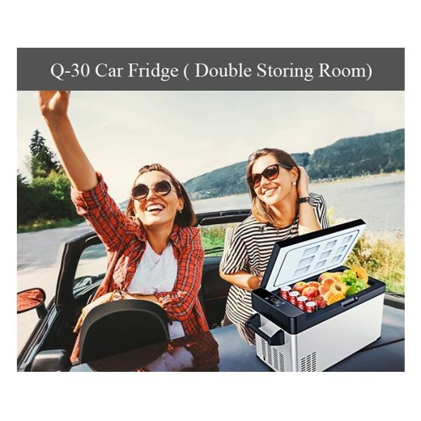 Compressor Camping 30L DC12V Dual Room Car Mounted Freezer