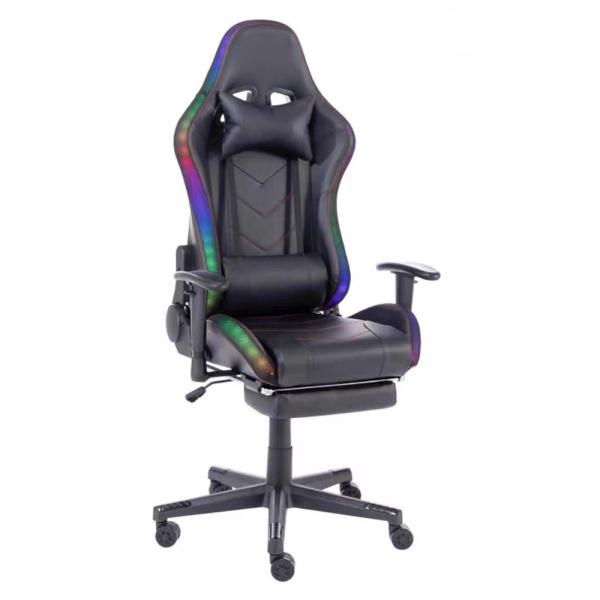 Adjustable Armrest Swivel Gaming Chair with Custom Embroidery Logo and Revolving Base
