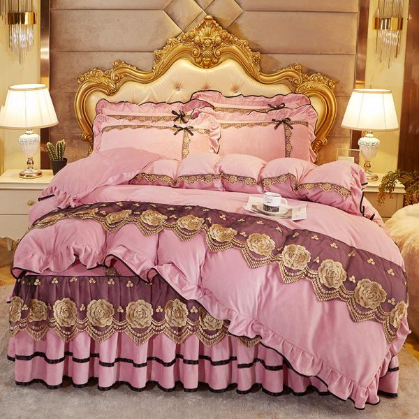 Luxury Embroidery Label Удобный свадебный одеял с хлопковым наполнителем