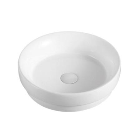 ALLWELL Meilleur prix Facile à nettoyer Glaçure Artistique Vasque en céramique Vasque de salle de bain Vasque à poser