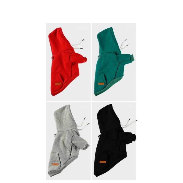 Удобные домашние животные одетые хлопчатобумажные домашние животные с капюшоном свитер S - XL