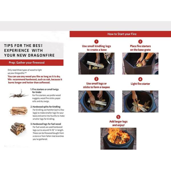 Double Stainless Steel Wood Burning Smokeless Fire Pits With Bottom Stand