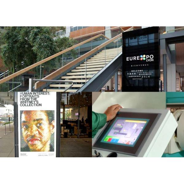 Full HD Infrared Touch Monitor 21.5 Inch With VGA DVI Video Input