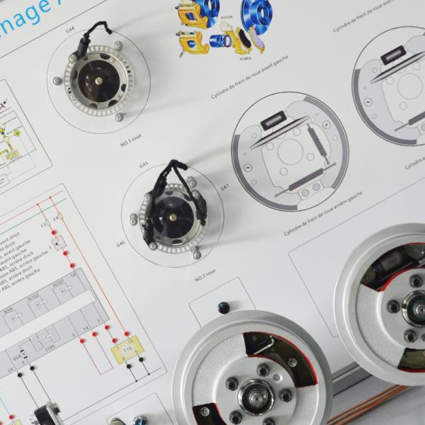 Equipo de entrenamiento de frenos ABS de Volkswagen Passat