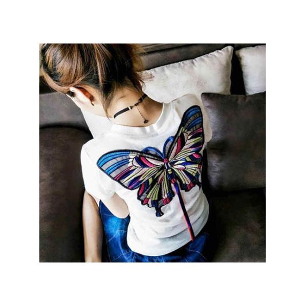 Diy Custom Large Sew On Embroidery Butterfly Patches Pattern For T - Shirt