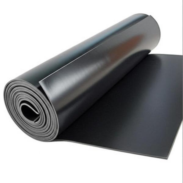 Hoja de goma industrial del PVC del forro sólido longitud de 12 - del 15m fácil limpiar