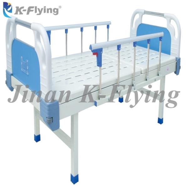 Portable ABS Steel Flat Patient Hospital Nursing Bed 250kg Loading