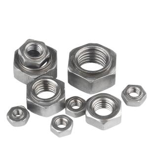 1/4 Inch Carbon Steel Hex Nut Grade 8.8 / Grade 4.8 Hexagon Weld Nut