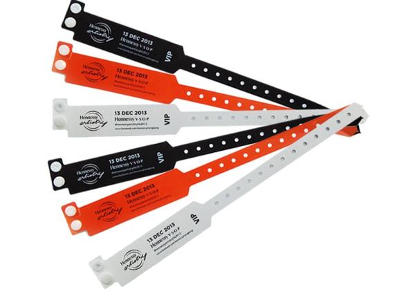 Hospital Ultralight PVC RFID NFC pulseira à prova d'água ajustável descartável passivo 13,56mhz