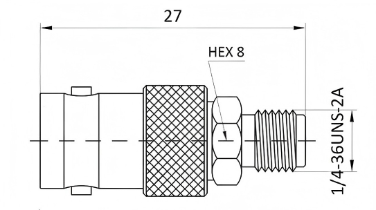 BNC/SMA-KK Female to Female RF Coaxial Adapter 50Ω DC-4GHz
