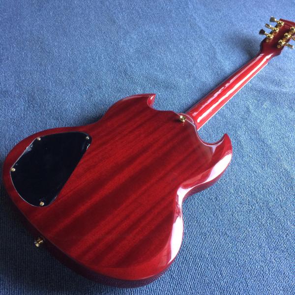 Custom Grand Solid Mahogany Body Electric Guitar Gold Hardware Tune-o-Matic Bridge