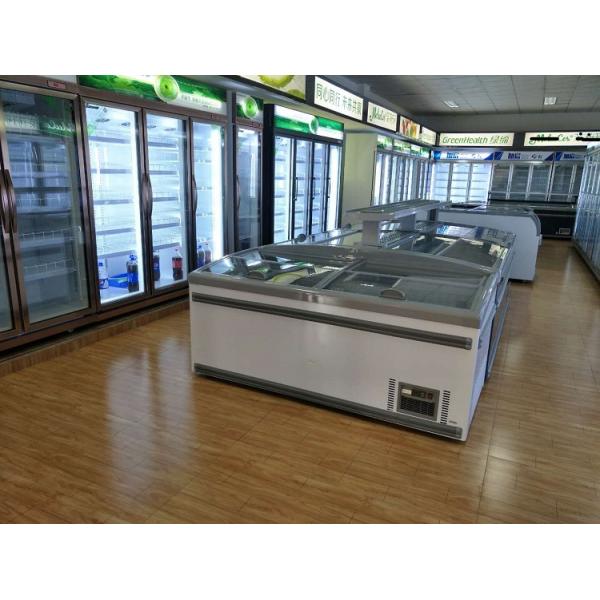 Автомобиль размораживает коммерчески блок медной трубки раздвижной двери верхней части замораживателя дисплея конденсируя