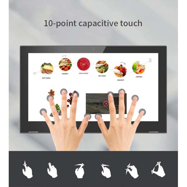 Power Over Ethernet  Table Top Digital Signage , Android Touch Screen Tablet