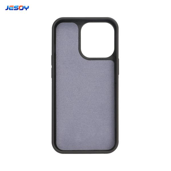 Scratch Resistant Engraved Wood iPhone Case Lightweight Microfiber Phone Case Eco Friendly