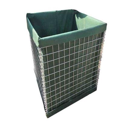 O exército galvanizado soldou a barreira defensiva de 50x50mm com geotêxtil
