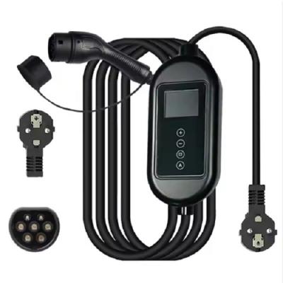 GBT 3.5KW Portable EV Charger 16A 110V-240V Black
