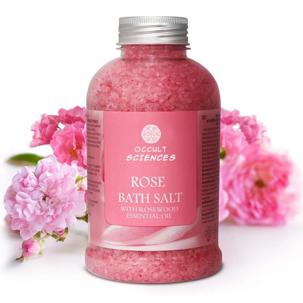 Rose Petal Relaxing Bath Salts OEM Spa Relaxing Dead Sea Lavender Bath Salts With Flowers