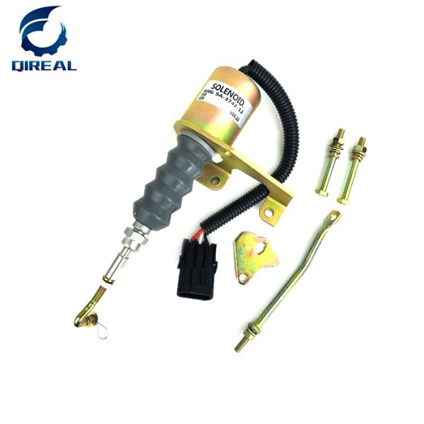 la válvula electromagnética 1750ES del cierre de combustible 12V cupo para SA-3799-12 el excavador Parts