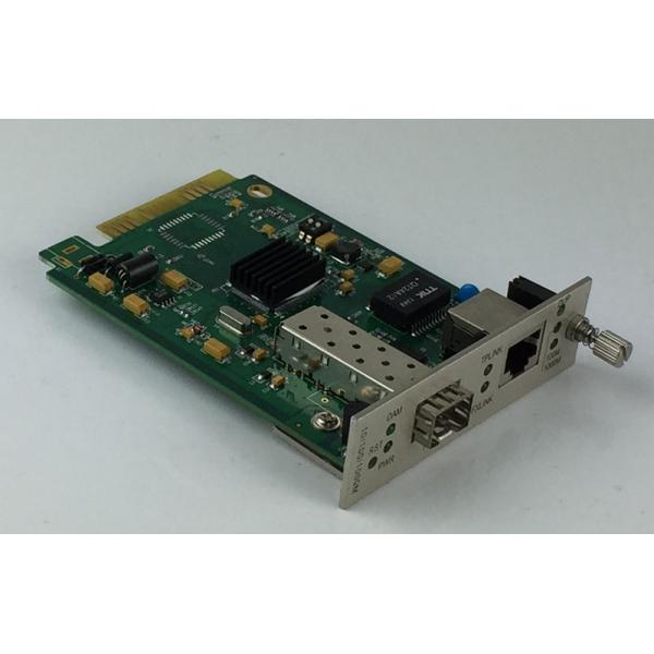 Network SFP Gigabit Fiber Optic Media Converter With LFP Dual Power Supply 220VAC