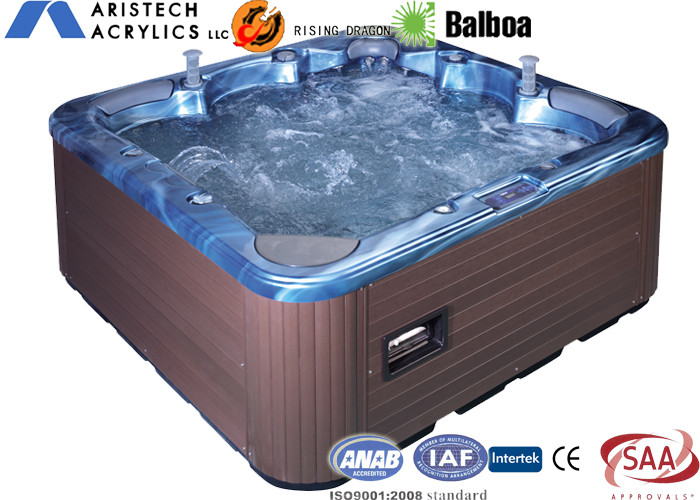 Acrylic duoLove seat massage outdoor hydro hot tub, M-371D 2100 * 2100 * 920mm