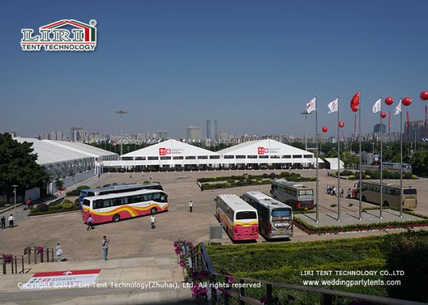 50m Span Width Outdoor Exhibition Tents For Canton Fair Trade Show